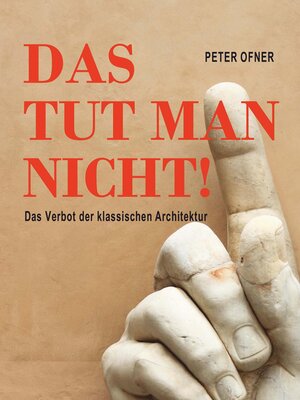 cover image of Das tut man nicht!